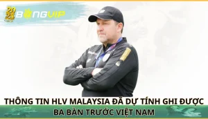 HLV Malaysia đã dự tính ghi được ba bàn trước Việt Nam